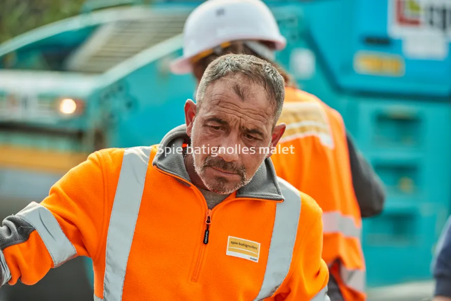 Photo SPIE BATIGNOLLES / MALET - VRD Enrobes