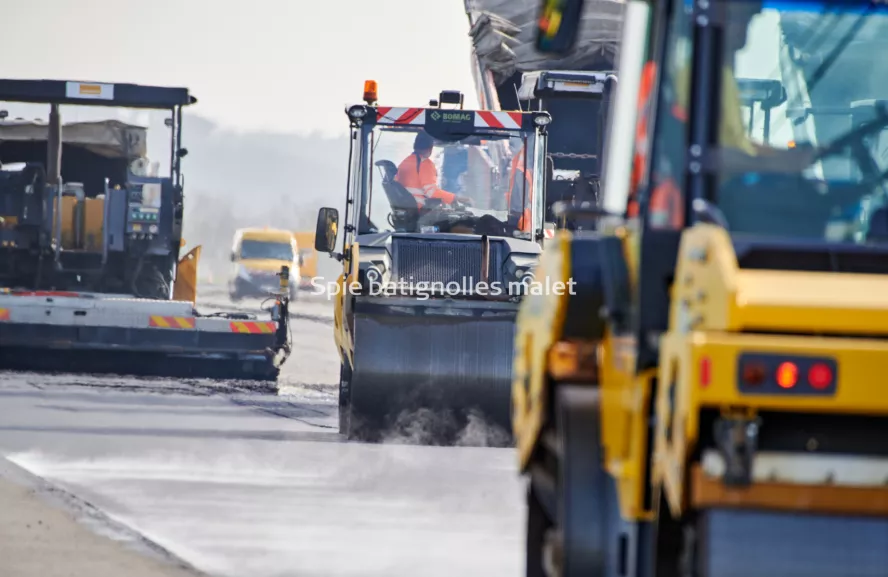 Photo SPIE BATIGNOLLES / MALET - Piste et tarmac