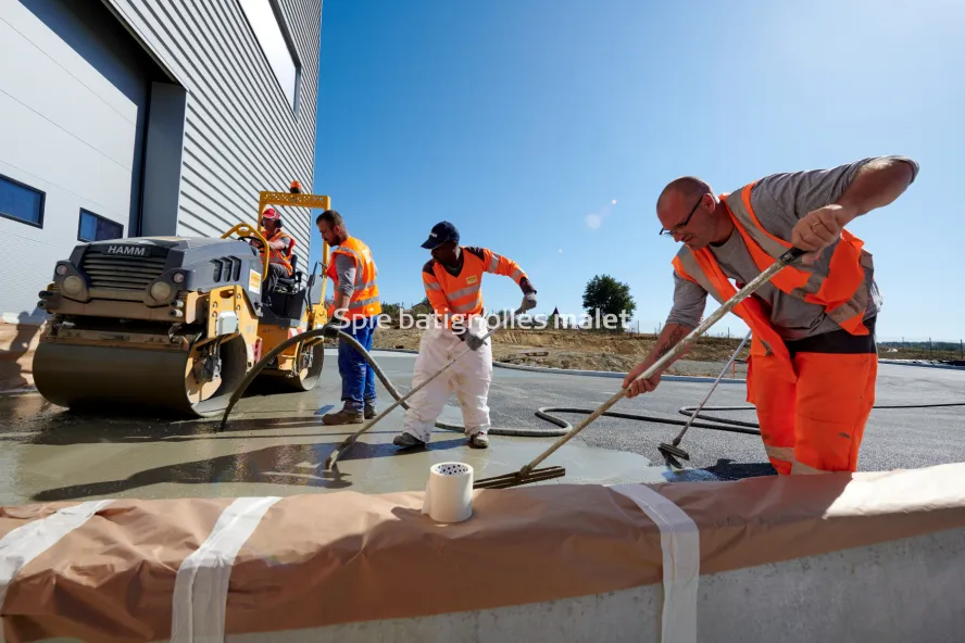 Photo SPIE BATIGNOLLES / MALET - Chantier OOGARDEN
