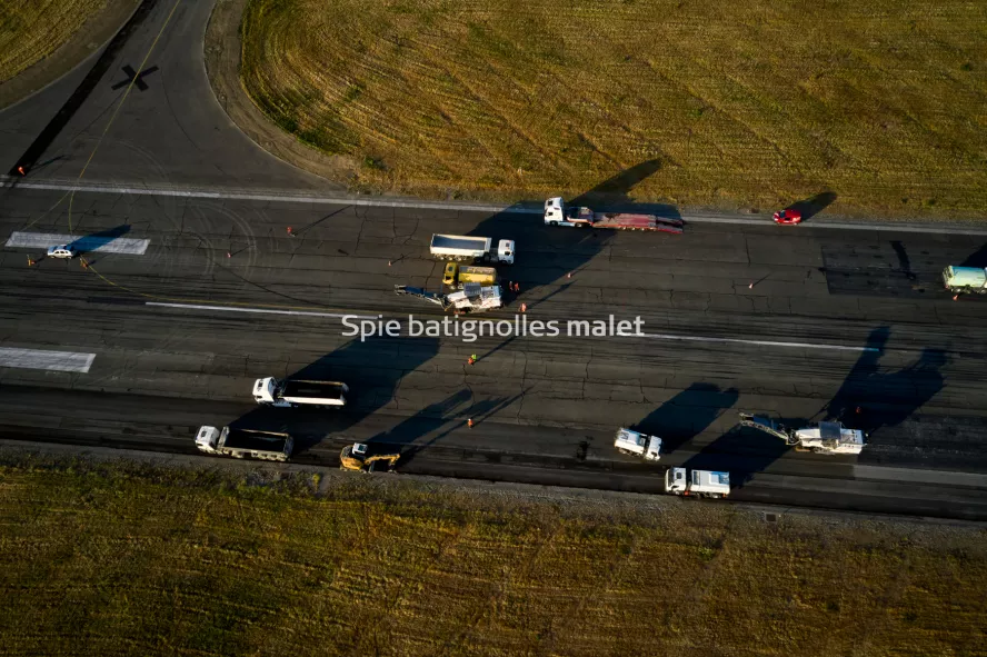 Photo SPIE BATIGNOLLES / MALET - Piste et tarmac