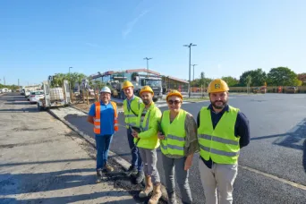 Photo SPIE BATIGNOLLES / MALET - Enrobes et finition Lidl