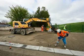 Photo SPIE BATIGNOLLES / MALET - Travaux pres LINEO5
