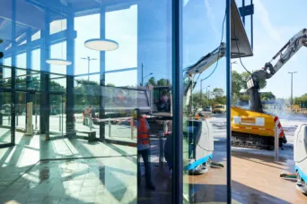 Photo SPIE BATIGNOLLES / MALET - Enrobes et finition Lidl