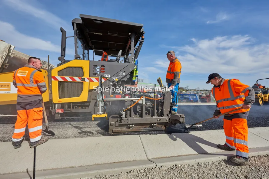 Photo SPIE BATIGNOLLES / MALET - Bitume échangeur IN JACCA