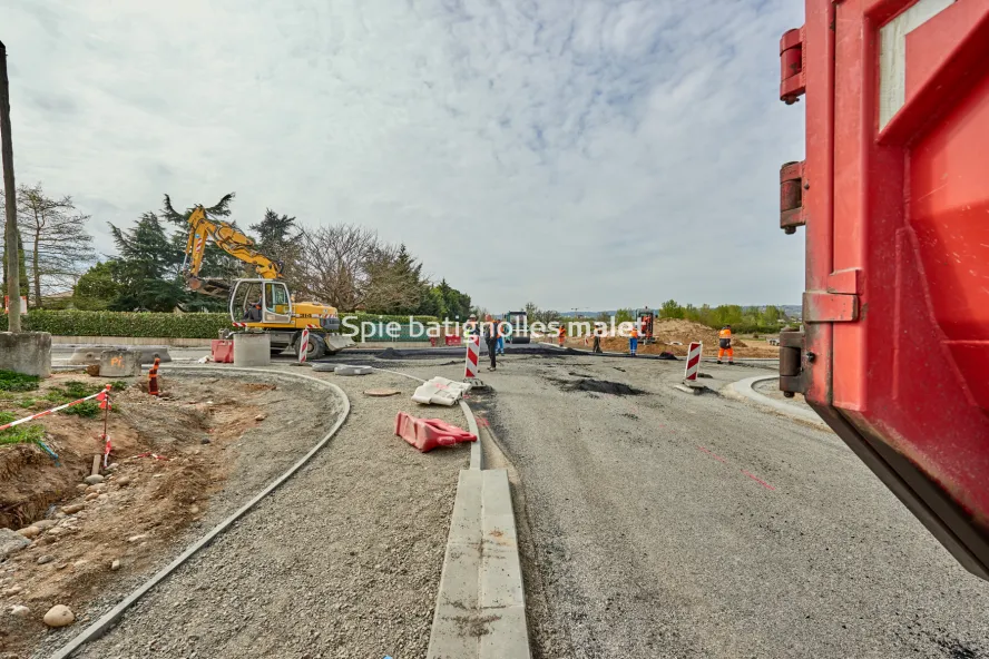 Photo SPIE BATIGNOLLES / MALET - VRD Enrobes