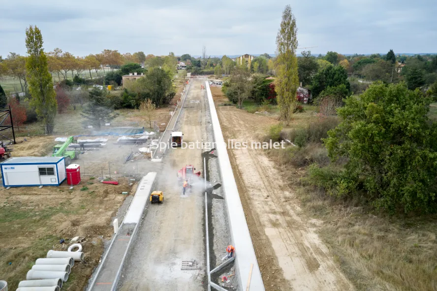 Photo SPIE BATIGNOLLES / MALET - ZAC DE L'ESCALETTE
