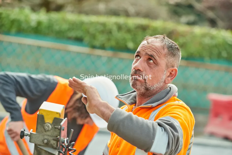 Photo SPIE BATIGNOLLES / MALET - VRD Enrobes