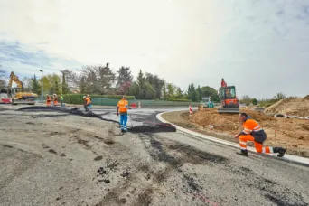 Photo SPIE BATIGNOLLES / MALET - VRD Enrobes