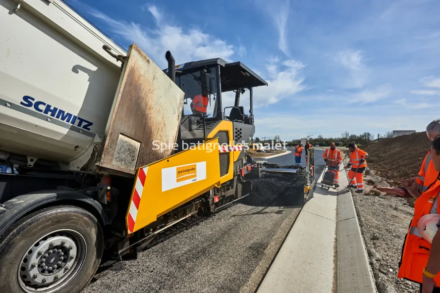 Photo SPIE BATIGNOLLES / MALET - Bitume échangeur IN JACCA