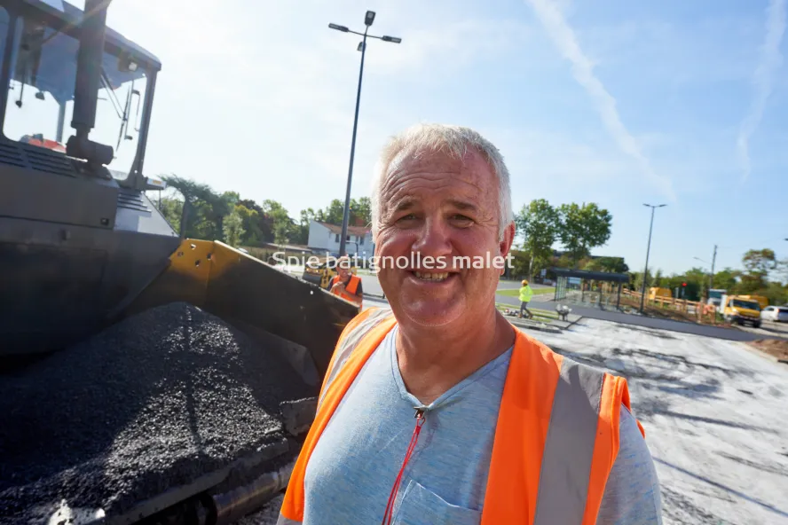 Photo SPIE BATIGNOLLES / MALET - Enrobes et finition Lidl