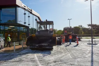 Photo SPIE BATIGNOLLES / MALET - Enrobes et finition Lidl