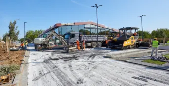 Photo SPIE BATIGNOLLES / MALET - Enrobes et finition Lidl