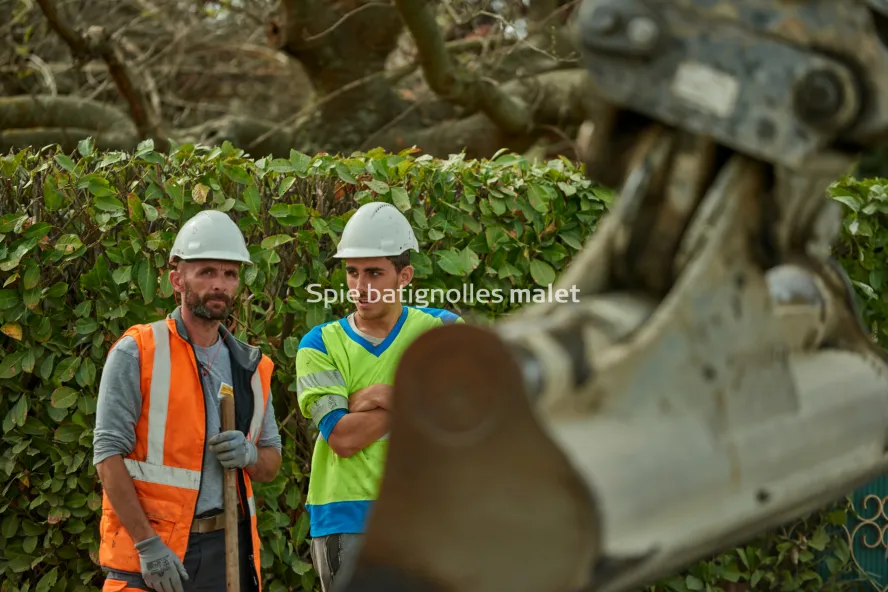 Photo SPIE BATIGNOLLES / MALET - VRD Enrobes