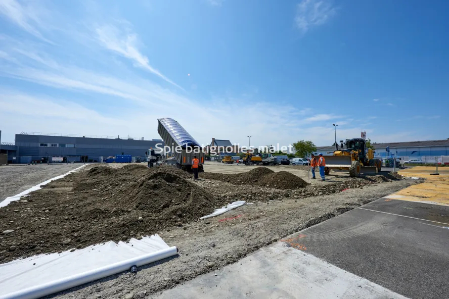 Photo SPIE BATIGNOLLES / MALET - Carrefour drive Purpan