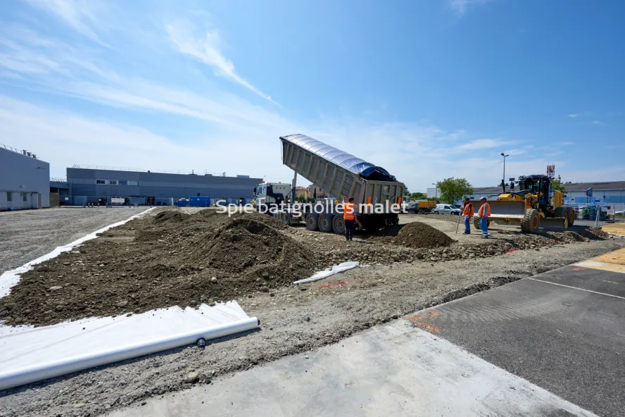 Photo SPIE BATIGNOLLES / MALET - Carrefour drive Purpan