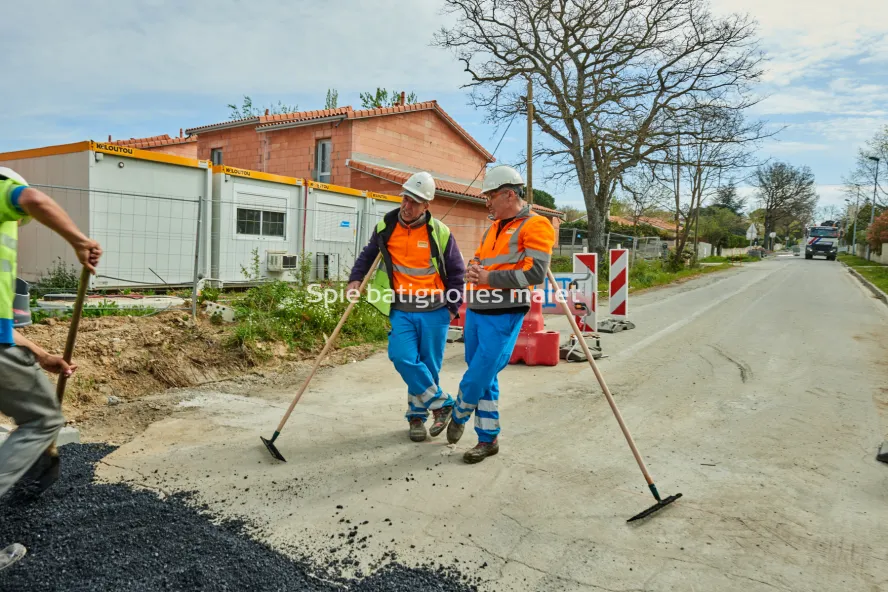 Photo SPIE BATIGNOLLES / MALET - VRD Enrobes