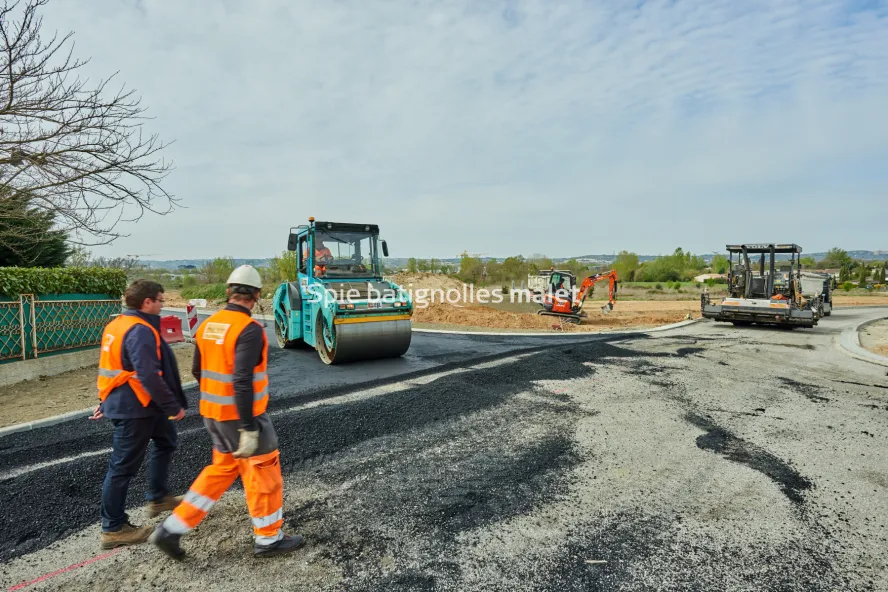 Photo SPIE BATIGNOLLES / MALET - VRD Enrobes