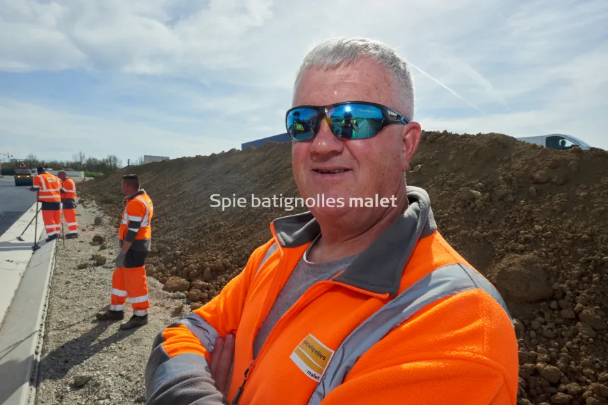 Photo SPIE BATIGNOLLES / MALET - Bitume échangeur IN JACCA