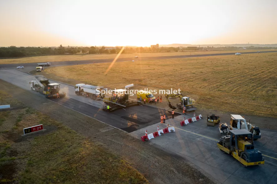 Photo SPIE BATIGNOLLES / MALET - Piste et tarmac