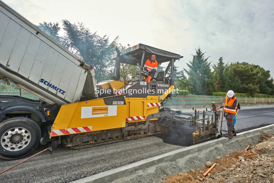 Photo SPIE BATIGNOLLES / MALET - VRD Enrobes