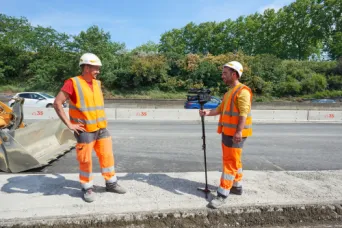 Photo SPIE BATIGNOLLES / MALET - Extention Rocade Pont des demoiselles INSA