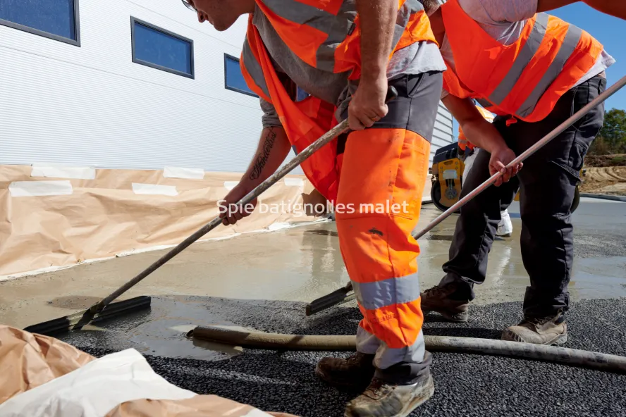 Photo SPIE BATIGNOLLES / MALET - Chantier OOGARDEN