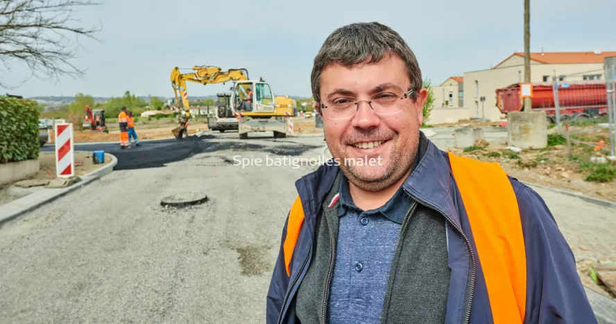 Photo SPIE BATIGNOLLES / MALET - VRD Enrobes