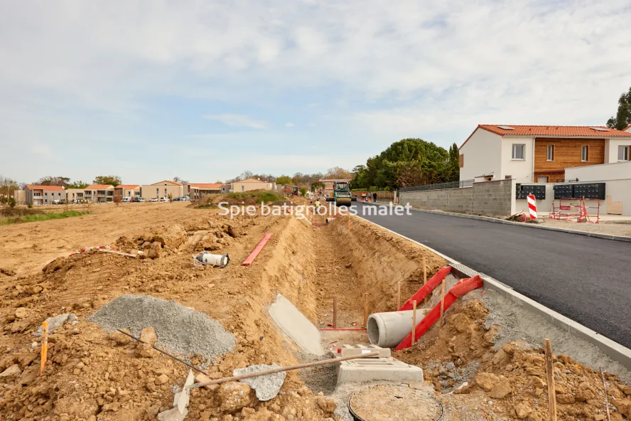 Photo SPIE BATIGNOLLES / MALET - VRD Enrobes