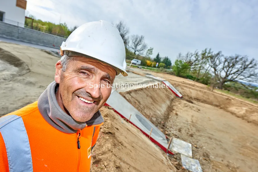 Photo SPIE BATIGNOLLES / MALET - VRD Enrobes