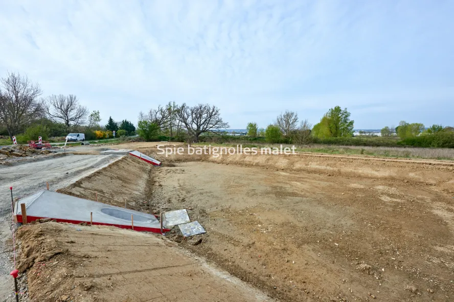 Photo SPIE BATIGNOLLES / MALET - VRD Enrobes