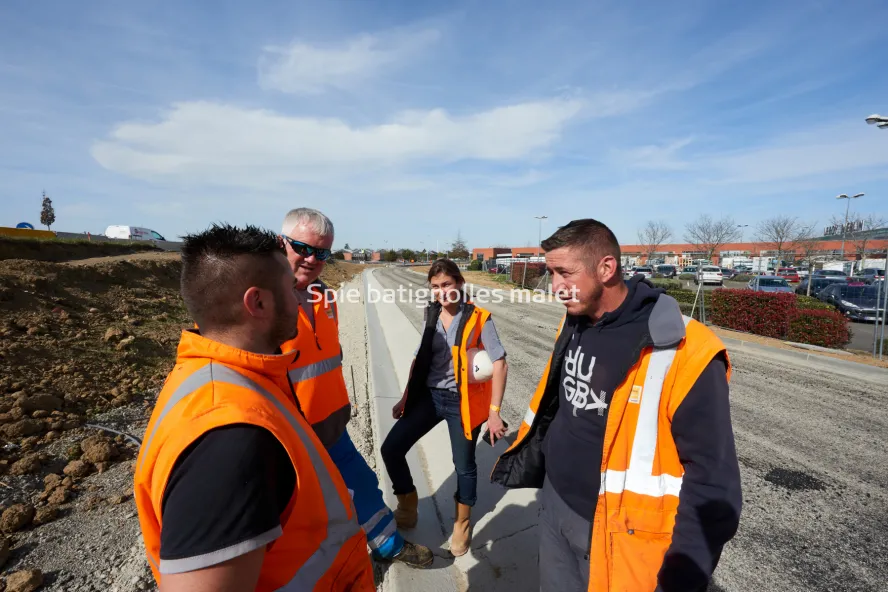 Photo SPIE BATIGNOLLES / MALET - Bitume échangeur IN JACCA