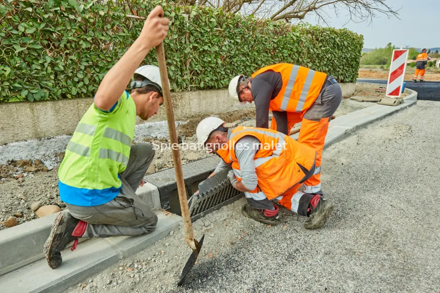 Photo SPIE BATIGNOLLES / MALET - VRD Enrobes
