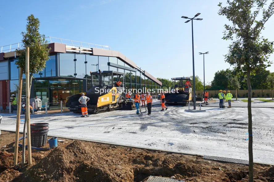 Photo SPIE BATIGNOLLES / MALET - Enrobes et finition Lidl