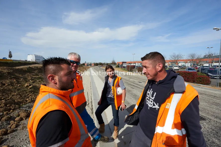 Photo SPIE BATIGNOLLES / MALET - Bitume échangeur IN JACCA