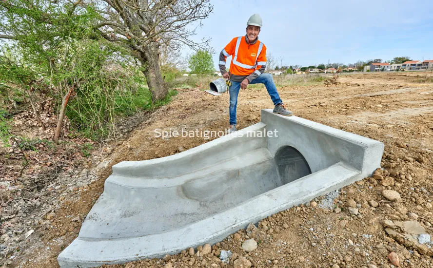 Photo SPIE BATIGNOLLES / MALET - VRD Enrobes