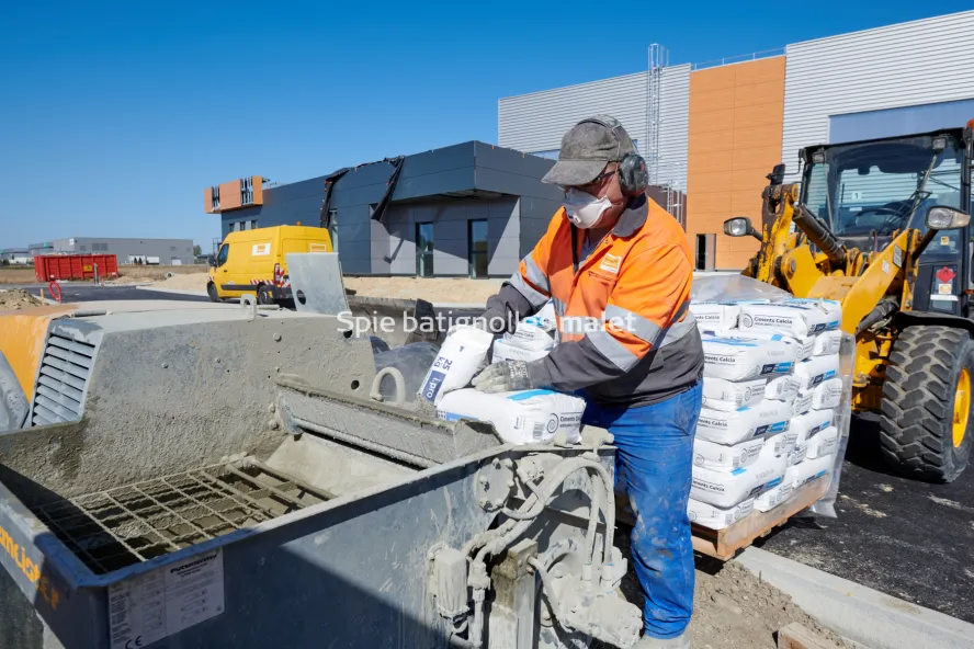 Photo SPIE BATIGNOLLES / MALET - Chantier OOGARDEN