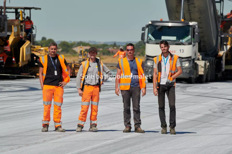 Photo SPIE BATIGNOLLES / MALET - Piste et tarmac