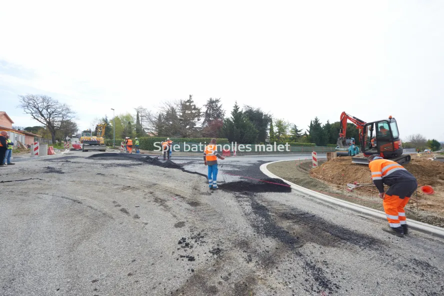 Photo SPIE BATIGNOLLES / MALET - VRD Enrobes