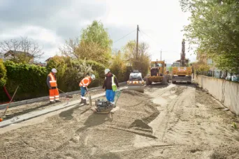 Photo SPIE BATIGNOLLES / MALET - Travaux pres LINEO5