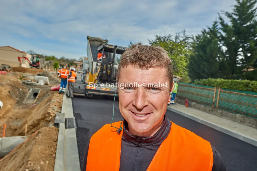 Photo SPIE BATIGNOLLES / MALET - VRD Enrobes