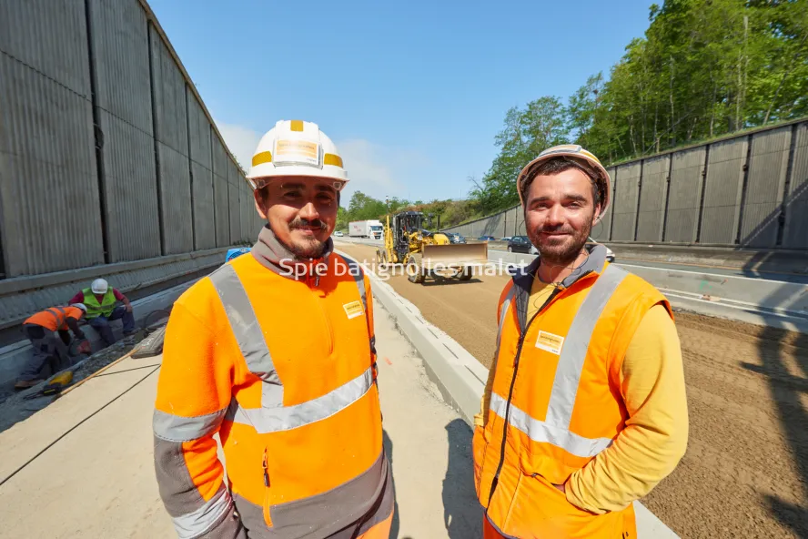Photo SPIE BATIGNOLLES / MALET - Extention Rocade Pont des demoiselles INSA
