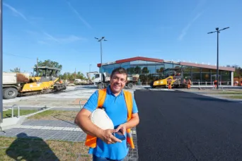 Photo SPIE BATIGNOLLES / MALET - Enrobes et finition Lidl