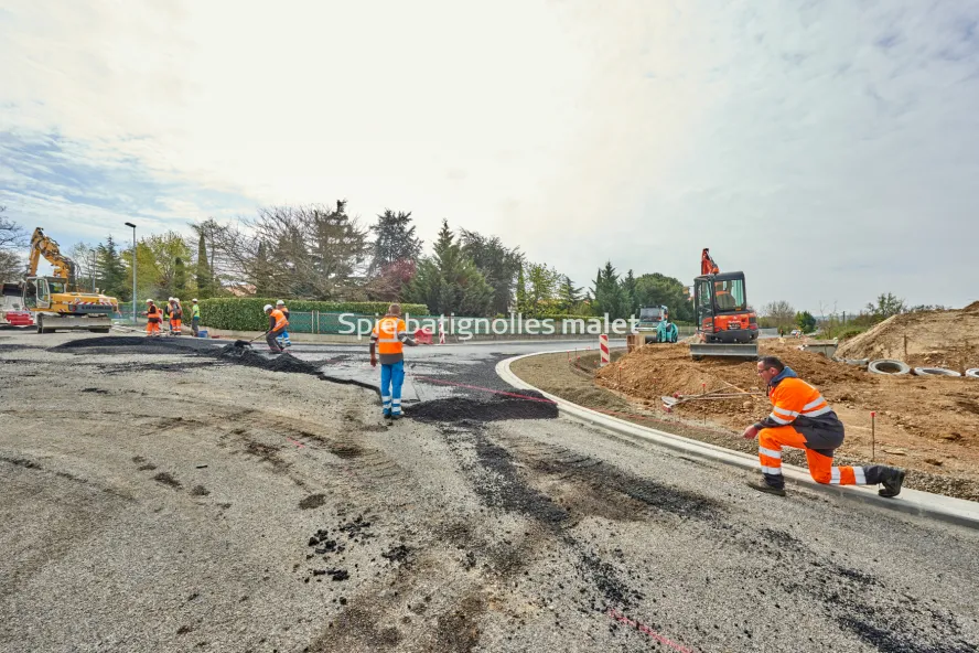 Photo SPIE BATIGNOLLES / MALET - VRD Enrobes