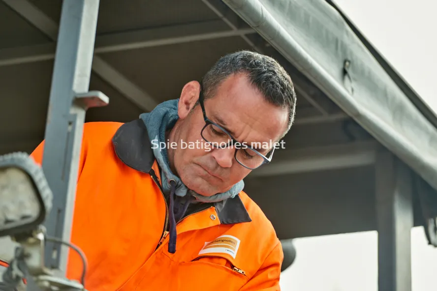 Photo SPIE BATIGNOLLES / MALET - VRD Enrobes