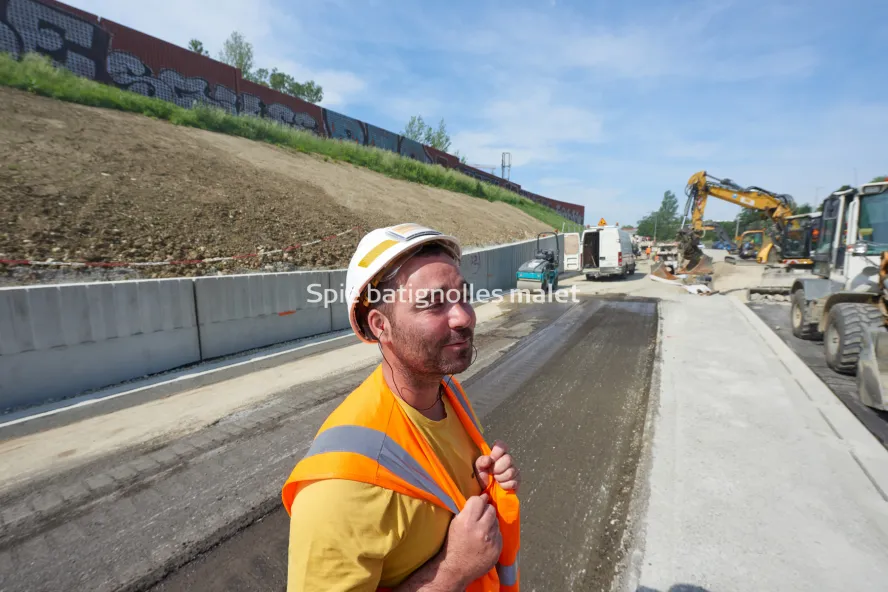Photo SPIE BATIGNOLLES / MALET - Extention Rocade Pont des demoiselles INSA