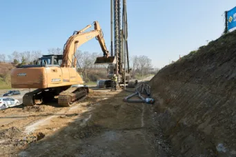 Photo SPIE BATIGNOLLES / MALET - Extention Rocade Pont des demoiselles INSA