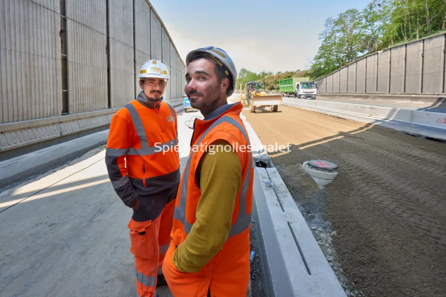 Photo SPIE BATIGNOLLES / MALET - Extention Rocade Pont des demoiselles INSA