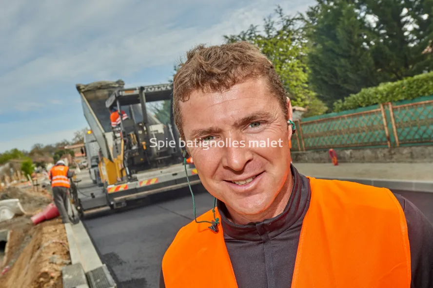 Photo SPIE BATIGNOLLES / MALET - VRD Enrobes