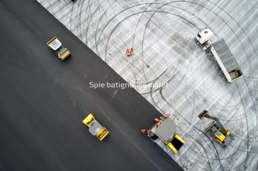 Photo SPIE BATIGNOLLES / MALET - Piste et tarmac