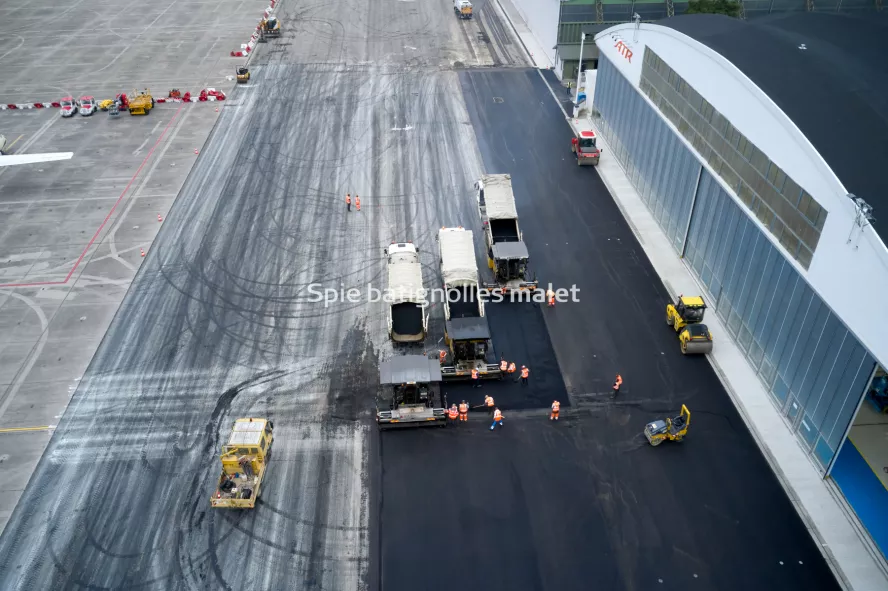 Photo SPIE BATIGNOLLES / MALET - Piste et tarmac